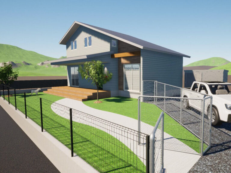 那須塩原市のカリフォルニアスタイルの外構