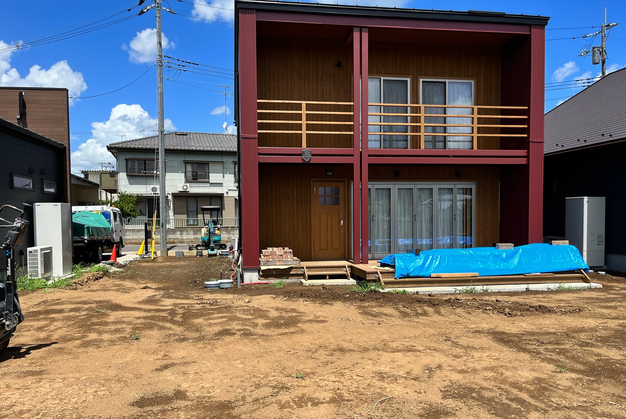 つくば市の外構の着工前